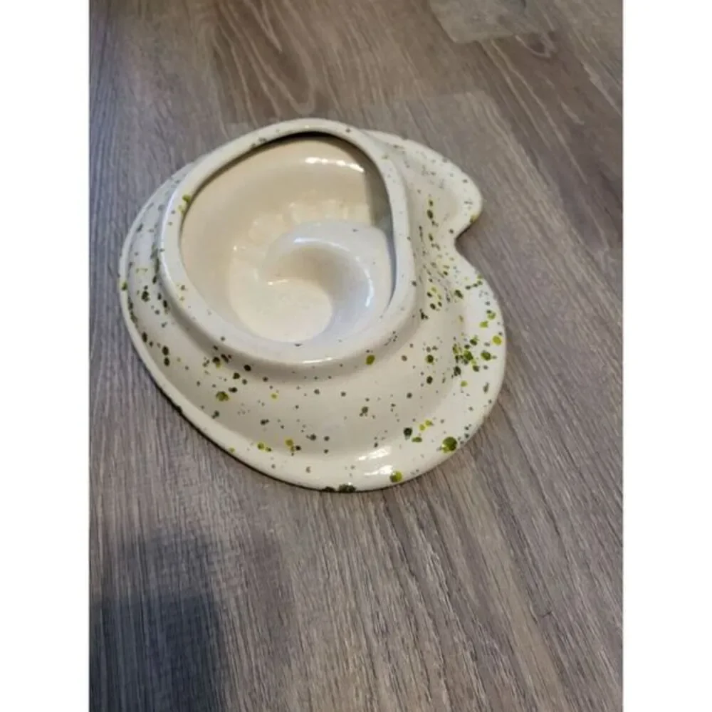 Vintage 1982‎ Speckled Green Ashtray 70s Vibes Retro